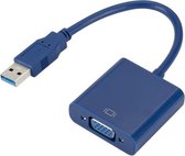 Externe grafische kaart converter kabel USB3.0 naar VGA, resolutie: 1080P (blauw)