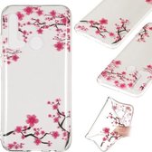 Coloured Drawing Transparant Clear TPU Case voor Huawei P20 lite (2019) (pruimenbloesem)