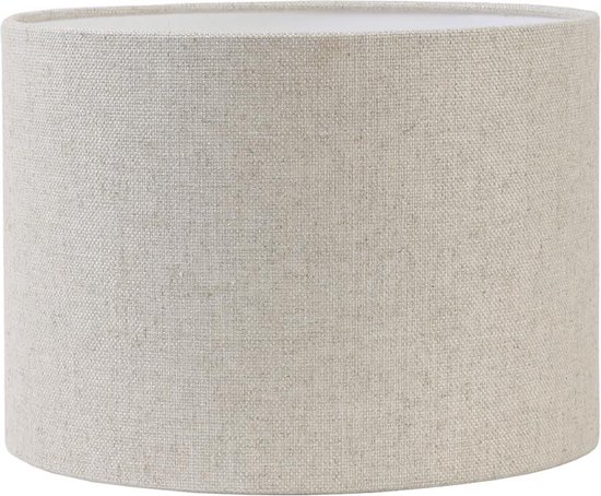 Foto: Light living cilinder lampenkap livigno naturel 30x21cm voor tafellampen hanglampen