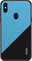 MOFI schokbestendige TPU + pc + stoffen hoes voor Xiaomi Mix 3 (blauw)