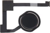 Home Button Flex-kabel met vingerafdrukidentificatie voor iPad Air 2 / iPad 6 (zwart)