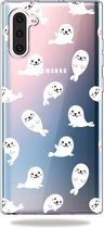Patroon afdrukken Zachte TPU mobiele telefoon beschermhoes voor Galaxy Note10 (Dewgong)