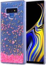 Cartoon patroon goudfolie stijl Dropping Glue TPU zachte beschermhoes voor Galaxy Note9 (Sakura)
