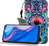 Voor Huawei P Smart Z / Y9 Prime (2019) Gekleurde Tekening Horizontale Flip Leren Case met Houder & Card Slot & Portemonnee (Mandala)