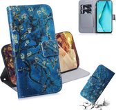 Voor Huawei Nova 6 SE 3D Gekleurde Tekening Horizontale Flip Lederen Case met Houder & Kaartsleuf & Portemonnee (Prunus Armeniaca)