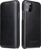 Fierre Shann Business magnetische horizontale flip lederen hoes voor iPhone 11 (zwart)