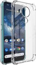 Voor Nokia 7.3 IMAK All-inclusive schokbestendige airbag TPU-hoes (transparant)