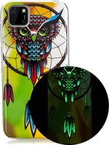 Voor Huawei Y5p Luminous TPU mobiele telefoon beschermhoes (uil)