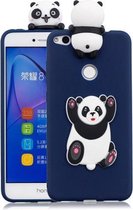 Voor Huawei P8 Lite 2017 3D Cartoon patroon schokbestendig TPU beschermhoes (Panda)