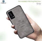 Voor Huawei P40 pro / P40pro + PINWUYO Zun-serie PC + TPU + Huid Waterdicht en anti-vallen All-inclusive beschermende schaal (grijs)