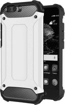 Voor Huawei P10 Plus Tough Armor TPU + PC combinatiebehuizing (zilver)