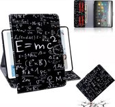 Voor Amazon Kindle Fire HD 8 (2020) / HD 8 Plus (2020) 3D-gekleurde tekening Horizontale flip lederen tas met houder & kaartsleuf & portemonnee (formule)
