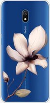 Voor Xiaomi Redmi 8A Gekleurd tekeningpatroon Zeer transparant TPU beschermhoes (Lotus)