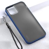 Voor iPhone 12 Pro Max X-level Beetle Series All-inclusive pc + TPU-hoes (blauw)