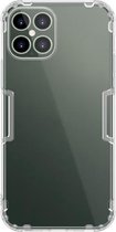 Voor iPhone 12 Pro Max NILLKIN Nature TPU transparante zachte beschermhoes (wit)