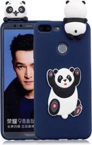 Voor Huawei Honor 9 Lite 3D Cartoon patroon schokbestendig TPU beschermhoes (Panda)