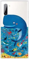 Voor Samsung Galaxy Note 10 schokbestendig geverfd TPU beschermhoes (walvis zeebodem)