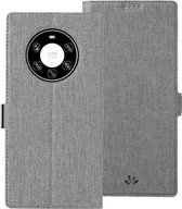Voor Huawei Mate 40 Pro + ViLi K-serie schokbestendig TPU + PU lederen magnetische gesp horizontale flip case met kaartsleuven & portemonnee & houder (grijs)