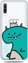 Voor Galaxy A70 Lucency Painted TPU Protective (Crown Dinosaur)