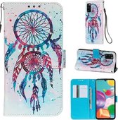 Voor Galaxy A41 3D Schilderen Horizontale Flip Leren Case met Houder & Kaartsleuf & Portemonnee & Lanyard (Kleur Windgong)