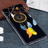 Voor Galaxy S9 + Noctilucent Windgong patroon TPU zachte achterkant van de behuizing beschermhoes