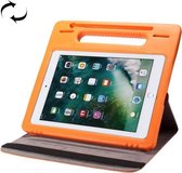 360 graden rotatie lederen tas + verwijderbare EVA-bumperbeschermhoes voor iPad 10.2 / iPad Air 10.5 （2019） / iPad Pro 10,5 inch, met handvat en houder voor 3 versnellingen & slaap / ontwaken