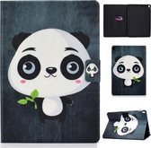 Gekleurde tekening Universal Voltage Craft Cloth TPU beschermhoes, met houder & slaap- / wekfunctie & kaartsleuven & antislipstrip voor iPad Pro 10,5 inch / iPad Air (2019) (Panda)