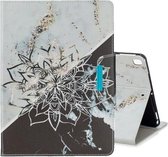 Voor iPad 10.2 Gekleurd tekeningpatroon Horizontale flip lederen tas met houder & kaartsleuf & portemonnee (Sun Flower Marble)