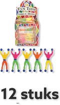 Uitdeelcadeaus Sticky men (12stuks) - Traktatie - Wall walkers