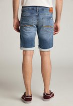 Mustang Chicago Short korte broek denim blue - bermuda maat 40