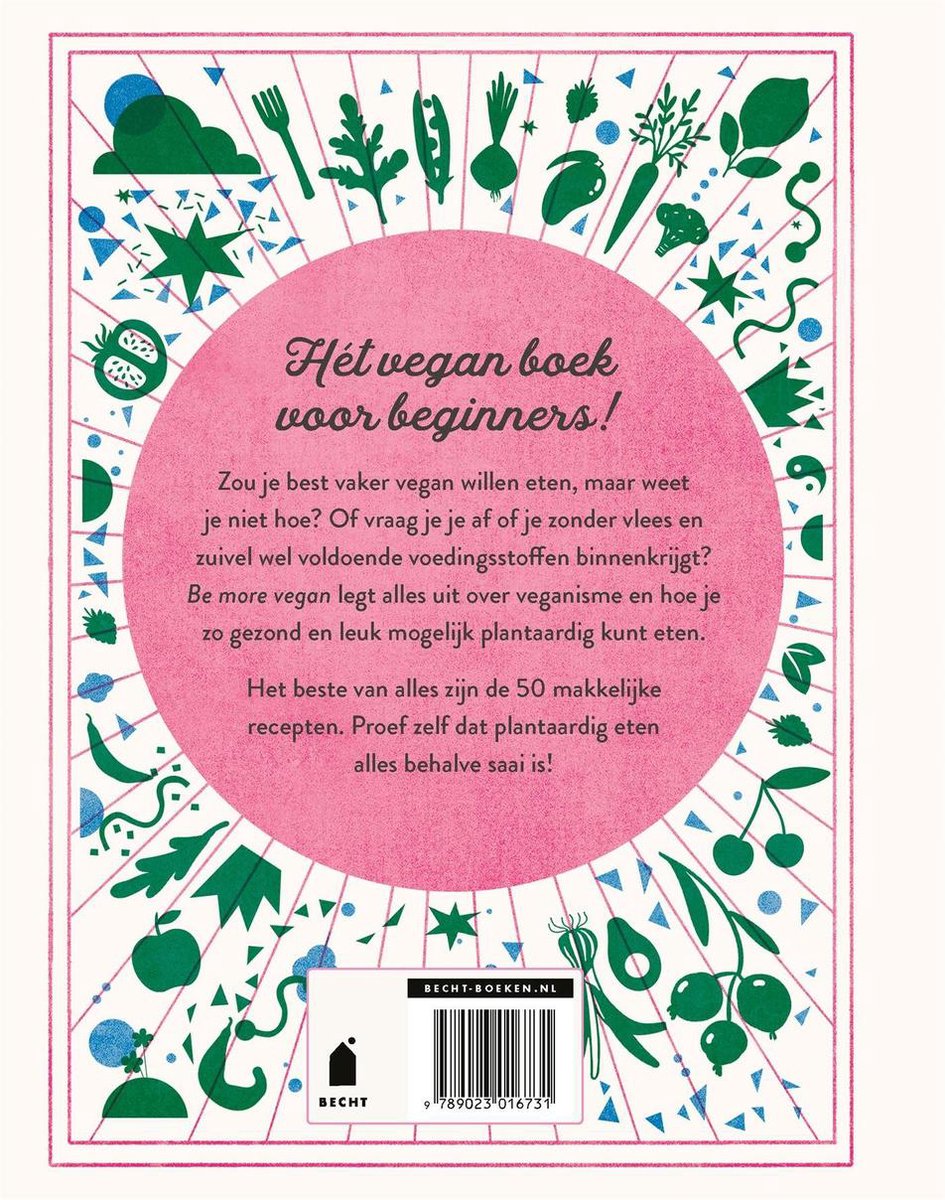 Be more vegan - back cover