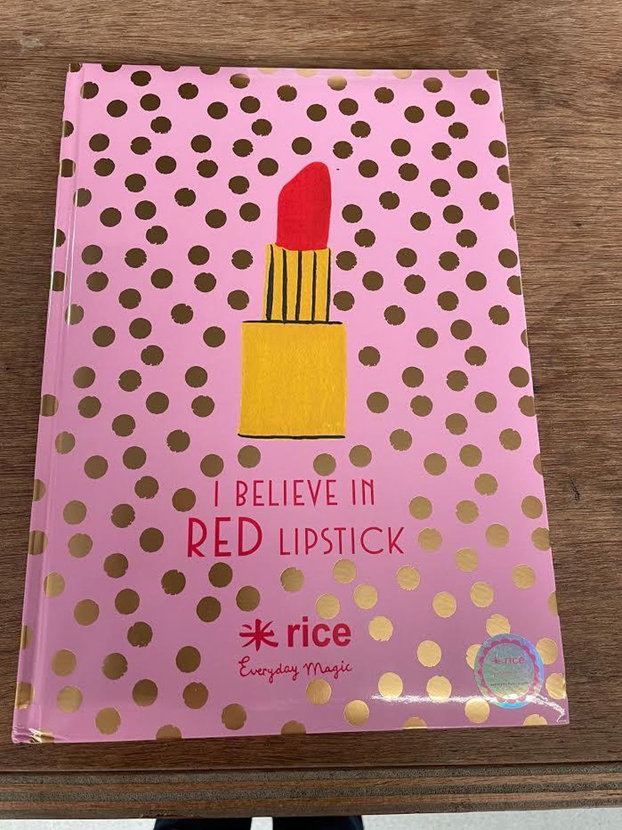Rice A4 Notitieboek - Lipstick