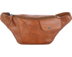 Bear Design Cow Lavato Matt Leren Heuptas / Festivaltasje / Bumbag - Cognac