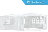 Partytent van WDMT™ | 2,5 x 6 x 3 meter | Zeer ruime en eenvoudig op te zetten partytent met afneembare wanden en ramen | Wit