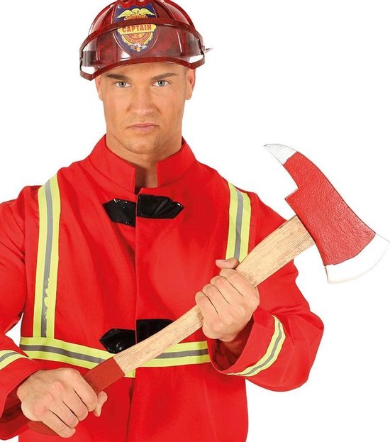 Fiestas Guirca Brandweer Bijl 60 Cm Pvc Bruin/rood — afbeelding 3