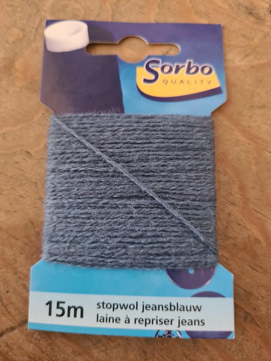 Foto: Sorbo 15m stopwol jeansblauw