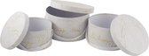 J-Line Set van 3 Dozen Marmerlook Laag Enjoy
