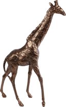 Gifts Amsterdam Sculptuur Giraffe 60 X 36,5 Cm Staal Brons