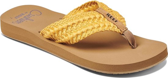 Reef Cushion Threads Dames Slippers - Yellow - Maat 36