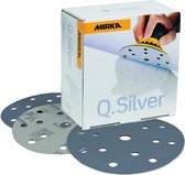 MIRKA Q-Silver Schuurschijven 150mm met 15 gaten - P100