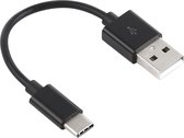 USB naar USB-C / type C Opladen en synchroniseren datakabel, kabellengte: 14 cm, voor Galaxy S8 & S8 + / LG G6 / Huawei P10 & P10 Plus / Geschikt voor Xiaomi Mi6 & Max 2 en andere