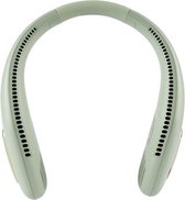 Hangende nek kleine ventilator USB draagbare sport buitenoplaadventilator (groen)