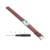 Voor Garmin Vivosmart HR lederen band (bruin)