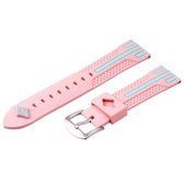Fashion Stripes Pattern Watches Band voor Samsung S3 (roze)