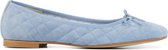 Mace Dames Suède  Ballerina's - M1106 - Sky - Maat 40