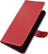 Nokia 5.3 Hoesje - Mobigear - Classic Serie - Kunstlederen Bookcase - Rood - Hoesje Geschikt Voor Nokia 5.3
