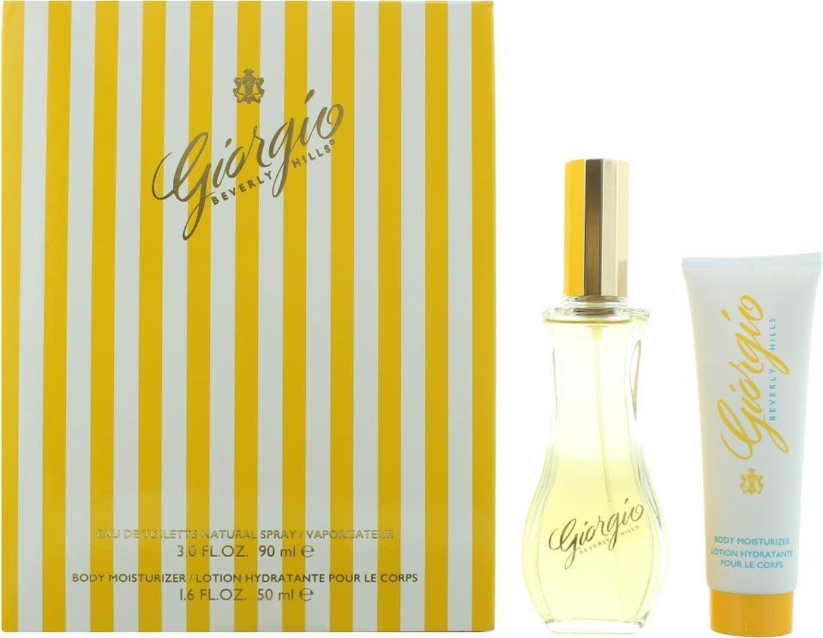 Giorgio Beverly Hills eau de toilette 90 ml giftset met bodylotion 50 ml