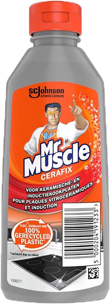 Mr Muscle Cera-Fix Kookplaat -200ml reiniger voor huishoudelijke apparaten  | bol.com