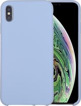 Four Corners Full Coverage siliconen hoesje voor iPhone XR (Baby Blue)