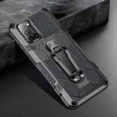 Voor Samsung Galaxy A71 Armor Warrior schokbestendige pc + TPU beschermhoes (grijs)